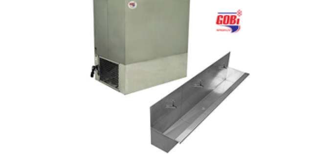 Bebedouro Industrial fixo de Inox GFL180 – Gobi refrigeração